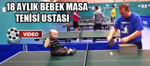 TENİSCİ OLACAK BEBEK!