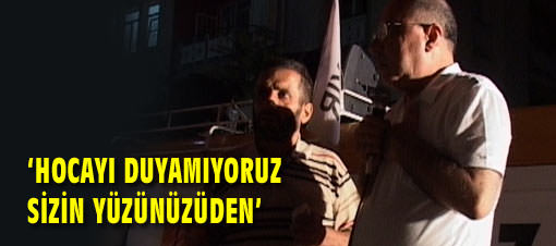 CHP'li vekil cami �n�nde miting yap�nca