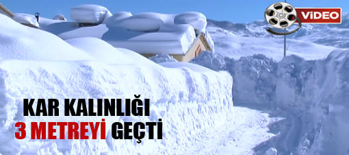 EVLER KARDA KAYBOLDU