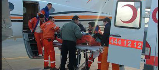 Ambulans uçak Batman'dan İstanbul'a uçtu