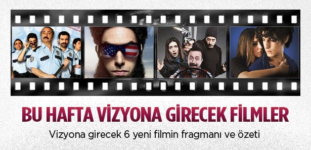 Bu hafta vizyona 6 yeni film girecek