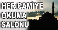 Camilere okuma salonu yapılacak