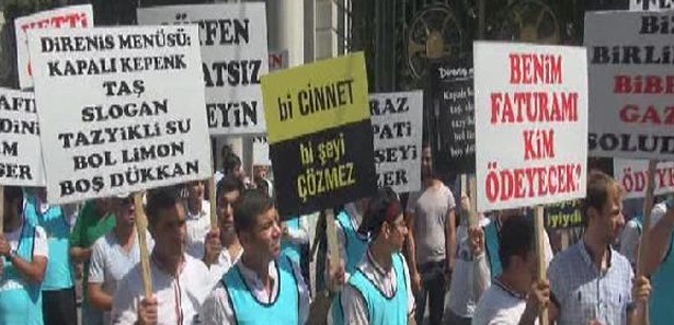 Taksim esnafı isyan etti: Yeter artık