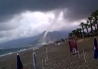 Antalya'da hortum dehşeti VİDEO