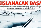 'Cari açık'ta alkışlanacak başarı!