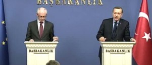 Erdoğan ve Rompuy'dan ortak basın toplantısı