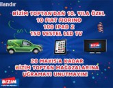 10. yıla özel muhteşem ödüller
