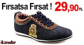 Erkek Spor Ayakkabı <br/> Bugün 29,90TL